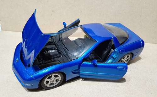 Chevrolet Corvette Azul Welly 1/24 Azul (Usado)