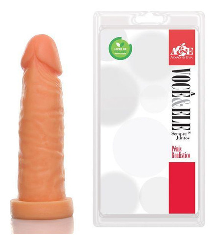 Pênis Dildo Realístico E Macio Prótese 6 Modelo C - 14,5x4cm