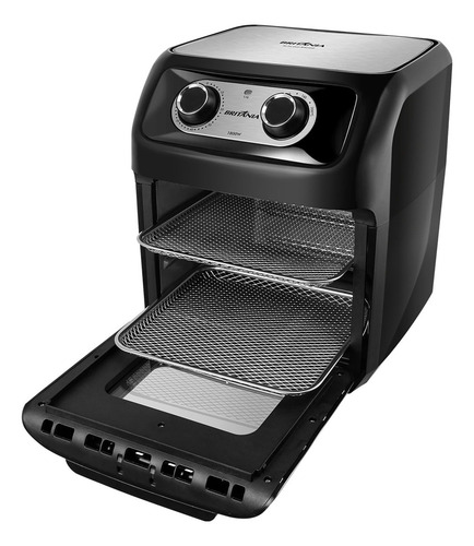 Fritadeira Air Fryer Oven Britânia Bfr2300p 3 Em 1 12l 1800 Cor Preto 220V