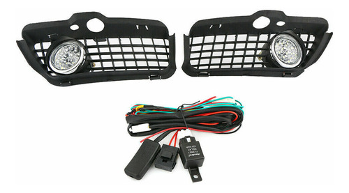 2 Pares De Fundas Led Para Paragolpes Delanteros De Coche, F