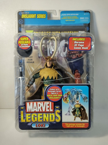 Marvel Legends Loki Wave Onslaught Toy Biz 