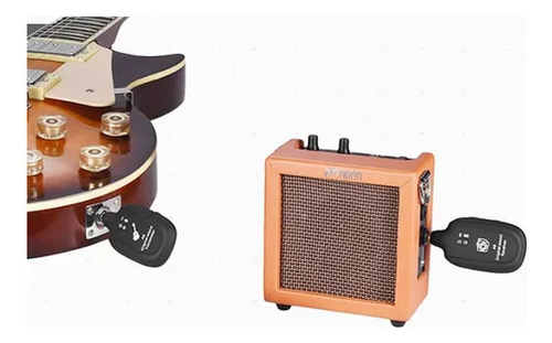 Sistema Transmissor E Receptor Sem Fio De Guitarra Uhf A8