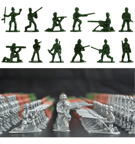 A Figuras De Acción Plateadas De La Segunda Guerra Mundial
