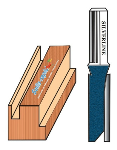 Broca Corte Recto En 2 Filos 1/2x1/2x2  Dc-brg-779