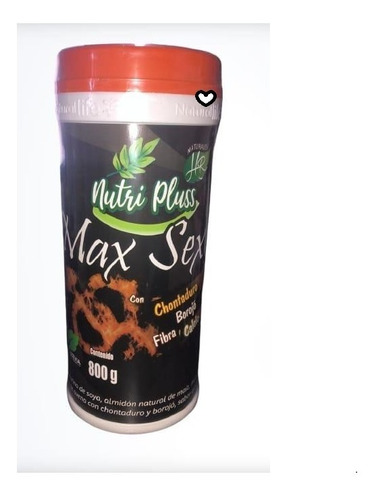 Max Sex X 800gr Nutri Pluss