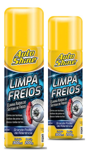 Kit Com 2 Limpa Freios Embreagens  Alto Poder Limpeza 