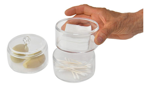 Home-x Soporte Para Bolas E Hisopos De Algodón, Almacenamien