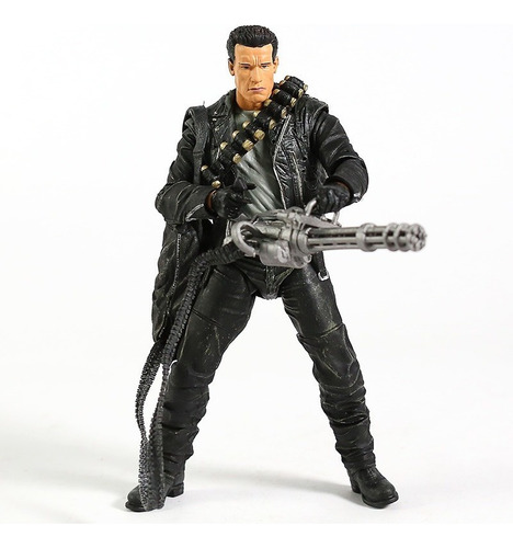 Figura De Acción Neca Terminator T-800 De Arnold Schwarzeneg