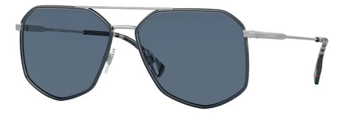 Burberry Ozwald Bemm Gafas De Sol Hexagonales Para Hombre +