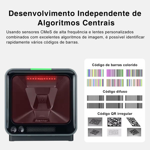 Leitor De Codigo De Barras Auto Tech Ap7600 2d 110v/220v Usb