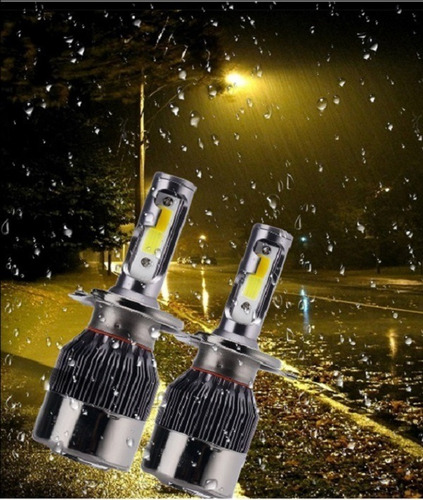 Kit Turbo De Foco Led H4 48w 6500 Lúmenes 3 Tonos Color