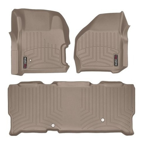 Tapetes Weathertech F-250/350/450 2000-2006-1ra+2da Filas