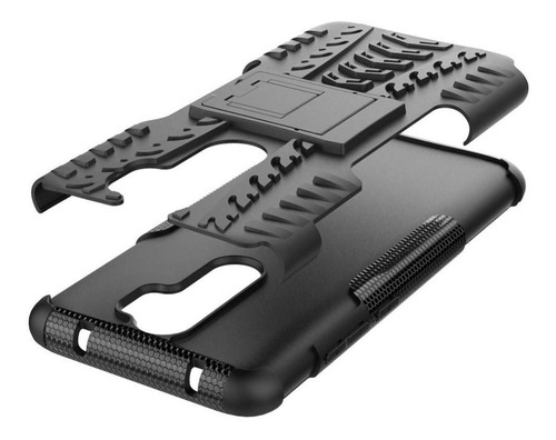 Estuche Protector Jkase Xiaomi Redmi Note 8 Pro - Negro