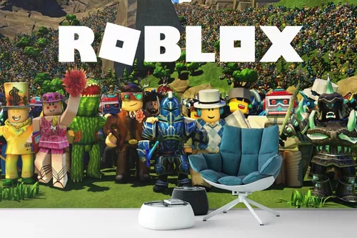 Papel De Parede Adesivo - Roblox M²