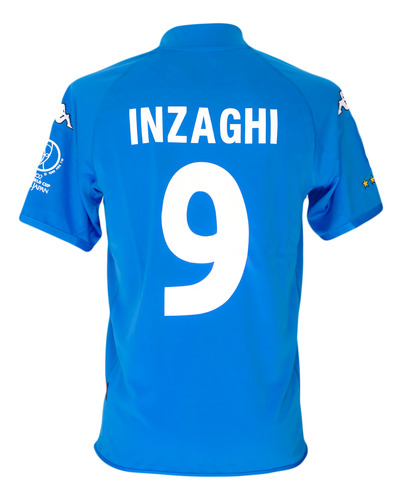 Jersey Italia 2002 Inzaghi #9 Mundial Korea - Japón