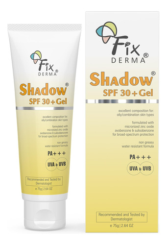 Fixderma Shadow Spf Gel Protector Solar | Protector Solar P.