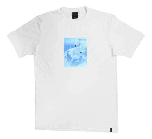 Camiseta Huf Clouded Tee Branco - Masculino
