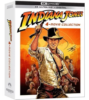 Indiana Jones Coleccion Boxset 4 Peliculas 4k Ultra Hd