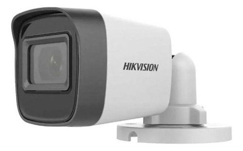 Cámara Bullet Hikvision DS-2CE16H0T-iTPF de 5 MP, lente de 2,8 mm, color blanco
