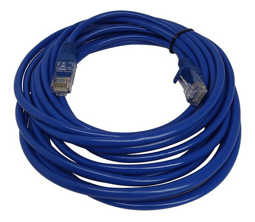 Cabo De Rede Lan Ethernet Rj45 Crimpado Cat5e 5 Metros