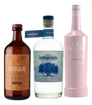 Comprar Gin Merle 750 Ml + Gin Inmigrante 750ml + Gin Bosque 500ml