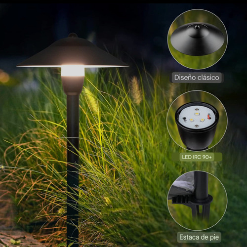 Luces Led De Camino Para Jardín Patio Decoracion 4pack