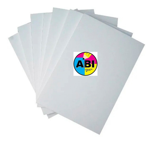 Carton Montado Blanco 70x100cm 2mm De Espesor