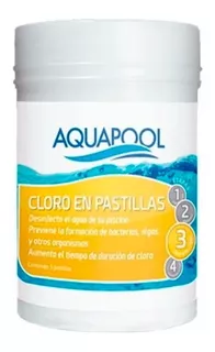 Cloro Multifuncion En Pastillas 1 Kg Aquapool Piscinas Oem