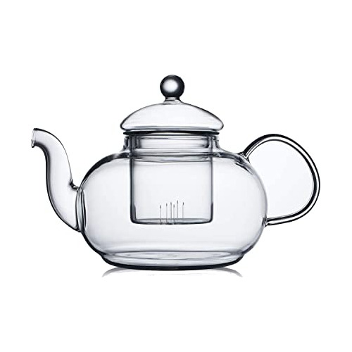 Glass Teapot Stovetop Safe,clear Teapot With Removable ...