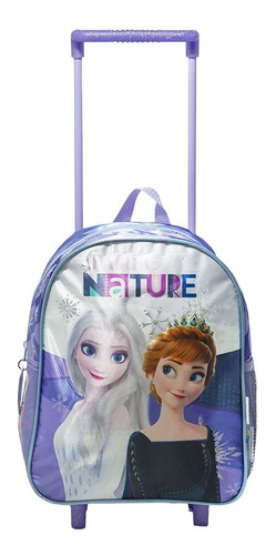 Mochila Con Carrito Escolar Frozen Linea Infantil Niña