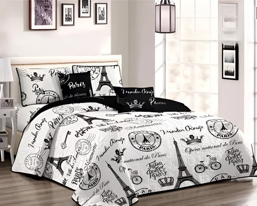 Cubre Cama De Verano Quilt 1.5 Plazas Diseños 