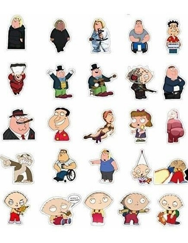 100 Piezas Paquete Family Guy Laptop Pegatinas, Botella De A