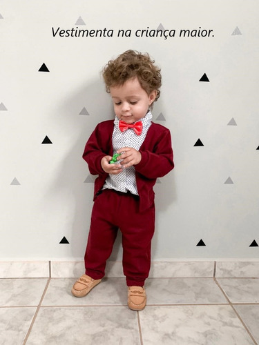 Imagem 7 de 9 de Roupa Bebê Conjunto Menino Social Festa Importado