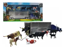 Comprar Trailer Ganadero Kenworth Con Toros Newray Escala 1:43