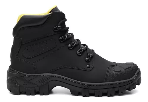 Bota Botina Coturno Masculino Caterpillar Impermeável Em Couro