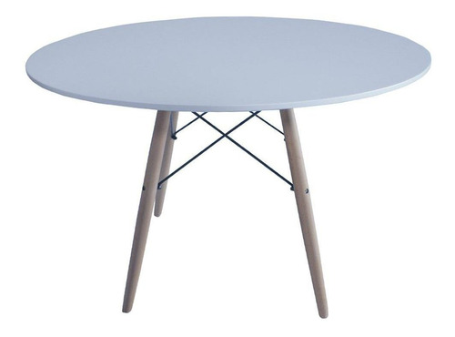 Mesa Eiffel 80cm Redonda Branco - Facthus