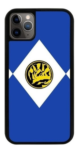 Funda Uso Rudo Tpu Para iPhone Power Rangers Traje Azul