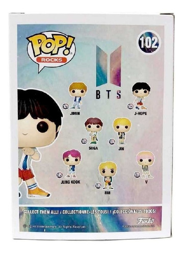 Bts J-hope #102 Kpop Pop Funko Rocks Com Inmetro