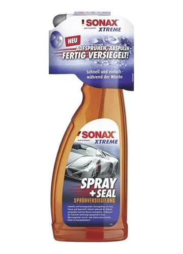 Sellador Instantaneo Sonax Xtreme Spray+seal 750 Ml