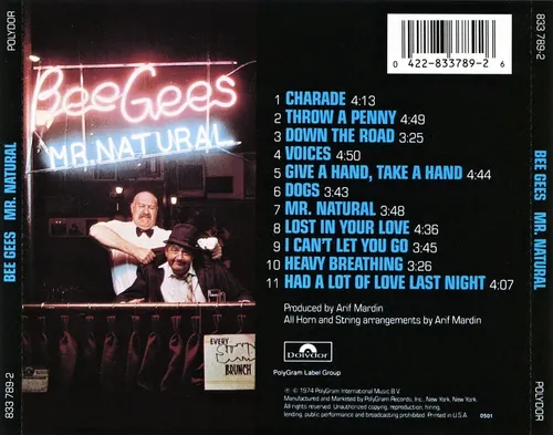 Cd Bee Gees - Mr. Natural