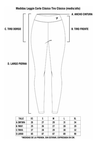 Imagen 4 de 4 de Calza Legging T/alto Tribal