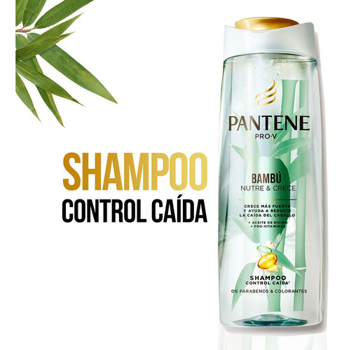 Shampoo Pantene Pro-v Bambú Nutre & Crece 750 Ml