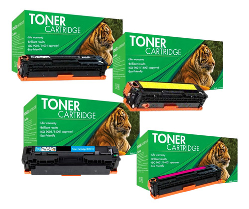 4 Toner Generico  Uso En Cf410a Cf411a Cf412a Cf413a Cf410