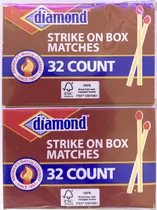 Comprar Fosforos  Madera Diamond 10 Cajas 32 Matches Facil Encendido