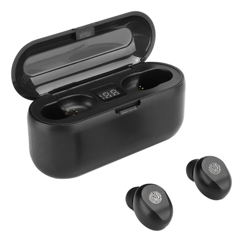 Auriculares Inalámbricos F9 Black Abs Home Office Touch Cont