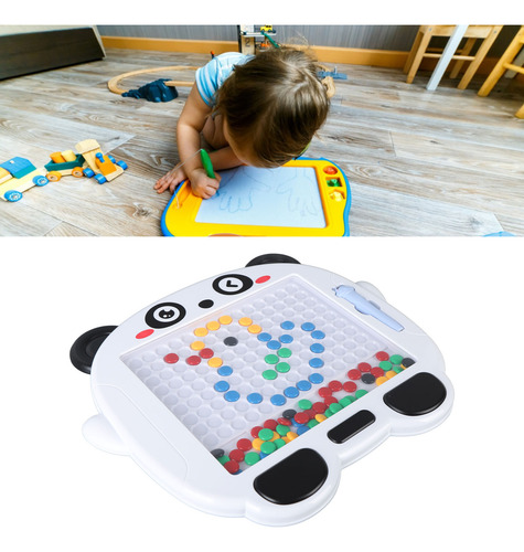 Tablero De Dibujo Magnético Con Puntos Para Niños, Concentra