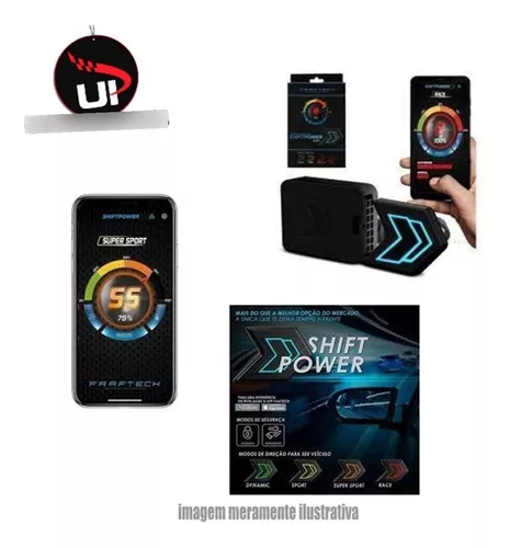 Pedal Shift Power Ft-Sp05+ Modulo Acelerador Chip Plug E Play Bluetooth App