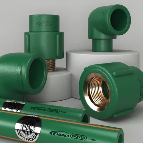 Tubo Caño Fusion 32mm Pn20 Amanco X 4mts Agua Fria Caliente