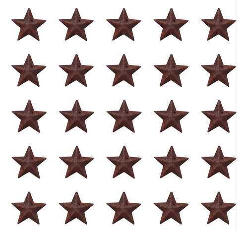 30 Estrellas De Granero Con Agujero, Estilo Vintage, Rústica