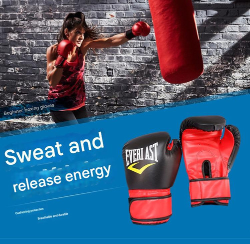 1 Guantes De Boxeo Everlast De 12 Onzas Para Entrenamiento